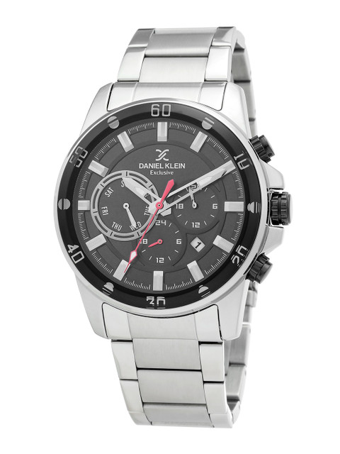Daniel Klein Men Black & Silver Analogue Watch DK.1.12345-2
Daniel Klein Men Black & Silver Analogue Watch DK.1.12345-2