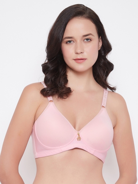 SECRETS BY ZEROKAATA Pink Solid Lightly Padded Non-Wired Sustainable T-Shirt Bra-SZPNK509
SECRETS BY ZEROKAATA Pink Solid Lightly Padded Non-Wired Sustainable T-Shirt Bra-SZPNK509