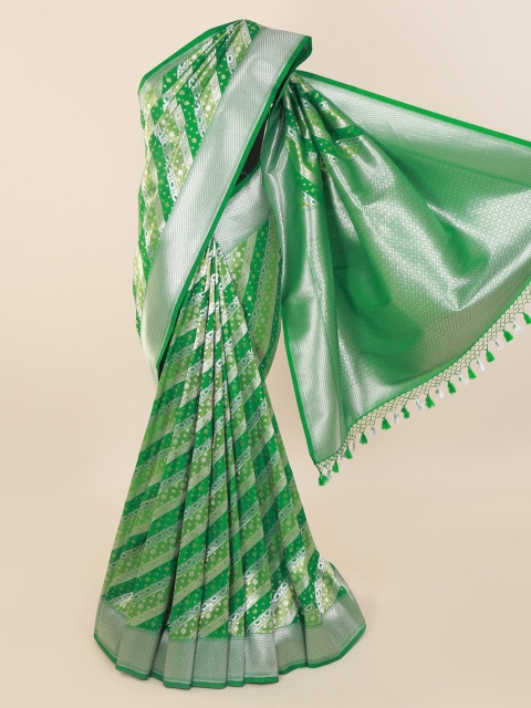 Pothys Green Pure Silk Woven Design Banarasi Saree