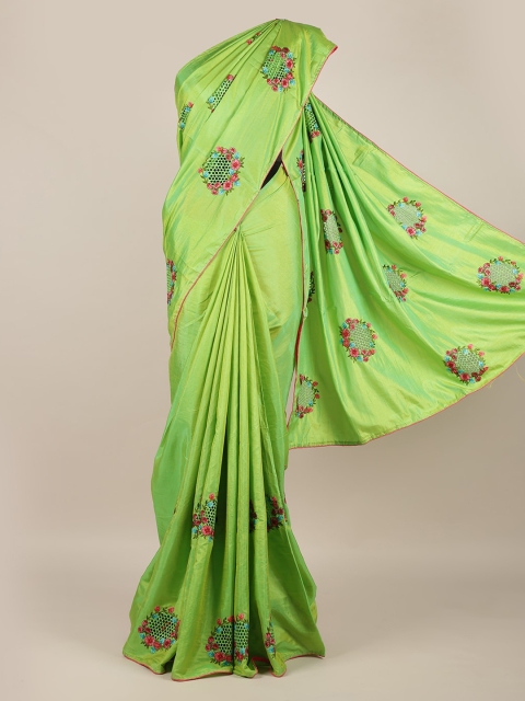 Pothys Green Woven Design Art Silk Saree