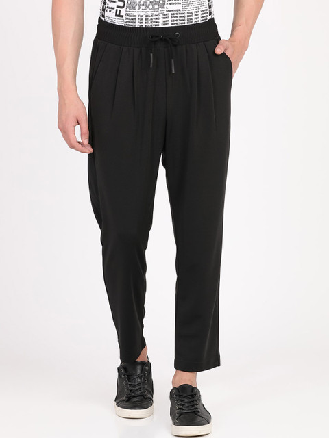 Breakbounce Men Black Straight Fit Solid Regular Trousers
Breakbounce Men Black Straight Fit Solid Regular Trousers