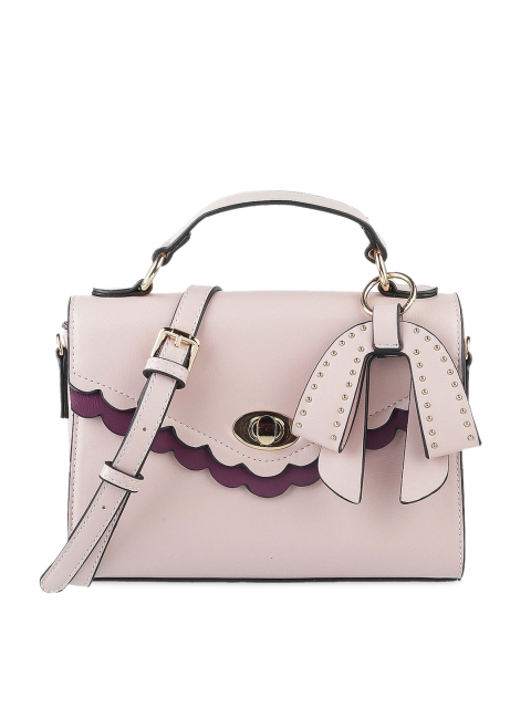 Metro Pink Colourblocked Satchel