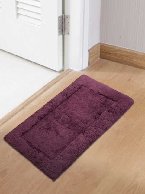 SPACES Purple Solid Large 2000 GSM Bath Mat