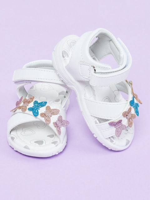 max Girls White Sandals