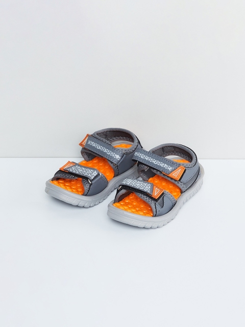 max Boys Grey Comfort Sandals