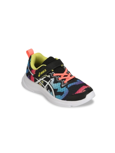 ASICS Soulyte Ps Kids Black Blue Running Shoes