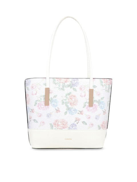 ESBEDA White & Pink Printed Shoulder Bag 
ESBEDA White & Pink Printed Shoulder Bag