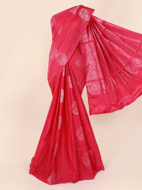 Pothys Pink Woven Design Kanjeevaram Saree