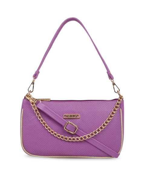 ESBEDA Purple Solid Sling Bag