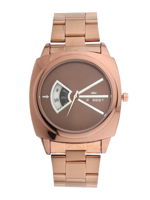 FOREST Men Brown Analogue Watch