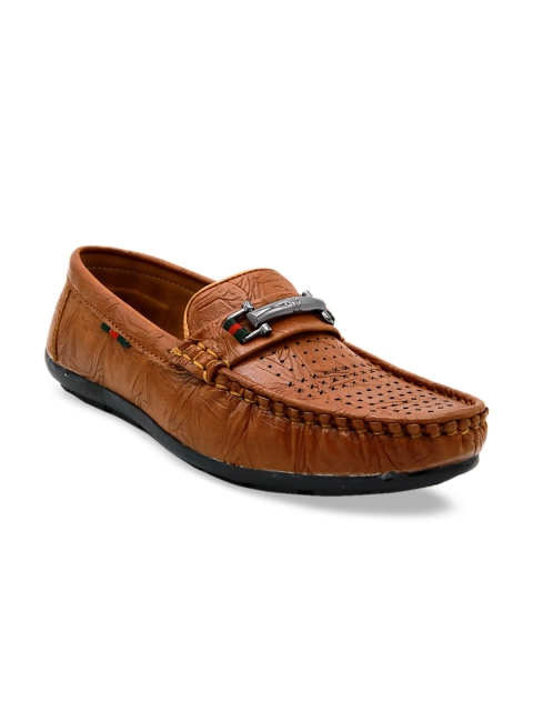 Jazzy Juniors Boys Tan Loafers