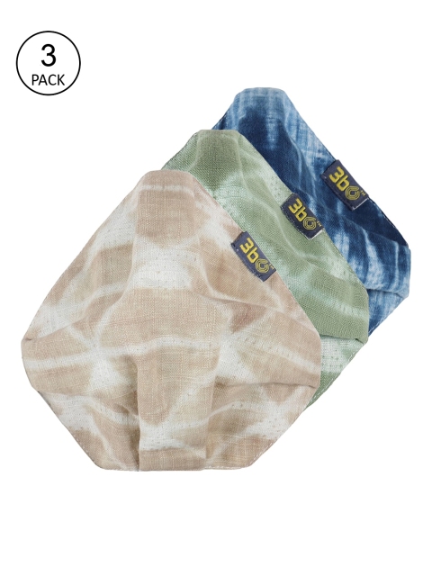 3BO Women Pack Of 3 3-Ply Assorted Reusable Protective Outdoor Mask