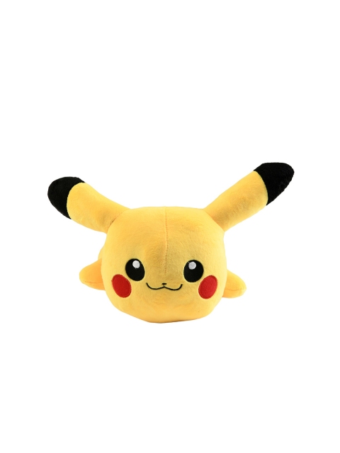 DukieKooky Unisex Kids Yellow & Black Colourblocked Cute Pikachu Soft Toy