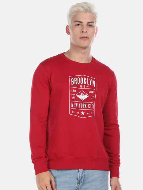 Aeropostale Men Red Printed Sweatshirt
Aeropostale Men Red Printed Sweatshirt