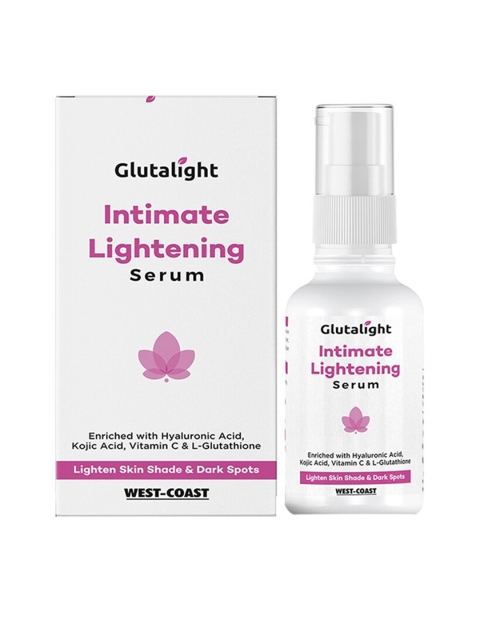 Glutalight Unisex Intimate Lightening Serum For Lighten Skin Shade & Dark Spots, White
Glutalight Unisex Intimate Lightening Serum For Lighten Skin Shade & Dark Spots, White