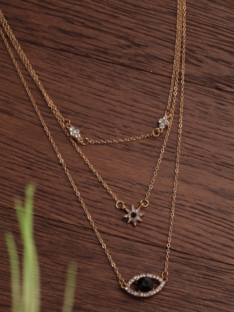 Ferosh Gold-Toned layered necklace