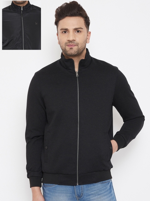 Okane Men Black Reversible Jacket