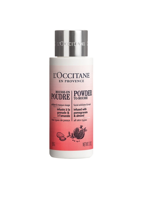 L'Occitane en Provence Unisex Powder-to-mousse Facial Exfoliator & Mask 50g, Transparent
L'Occitane en Provence Unisex Powder-to-mousse Facial Exfoliator & Mask 50g, Transparent