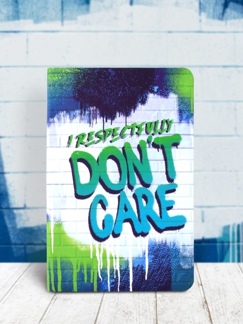 Doodle White & Blue Respectful Rebel Notebook