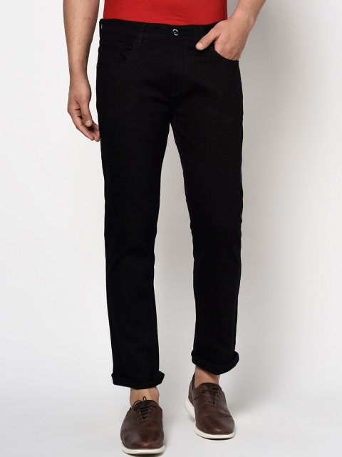 Octave Men Black Clean Look Jeans