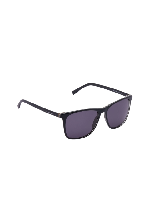 Hugo Boss Unisex Square Sunglasses BOSS 0760/S QHI 55Y1, Grey