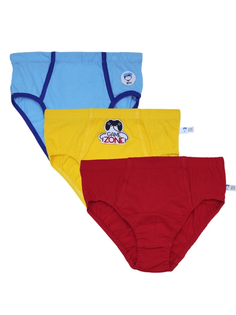 DChica Boys Pack Of 3 Assorted Basic Briefs DCBFFB6510/5-6