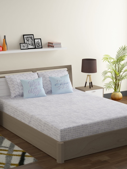 SWAYAM Unisex Grey Geometric