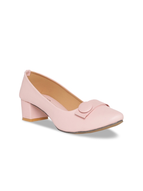 Padvesh Women Pink Solid Pumps