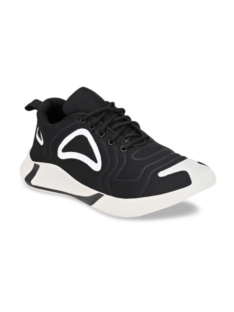 AfroJack Men Black Colourblocked Sneakers
