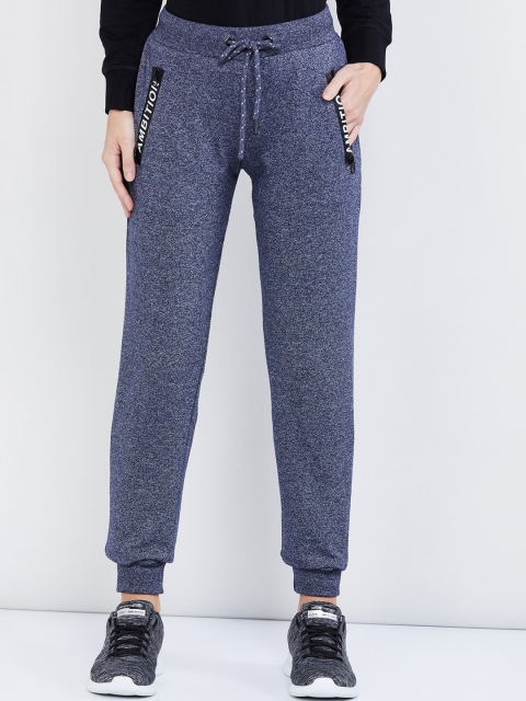 max Women Blue Joggers