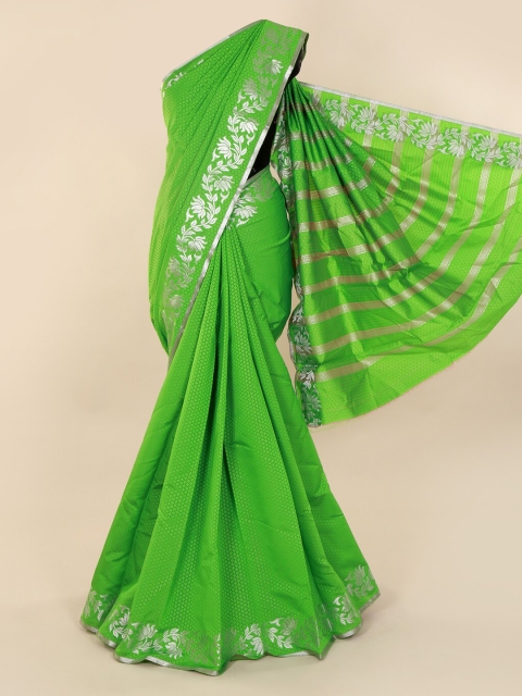 Pothys Green Woven Design Art Silk Saree