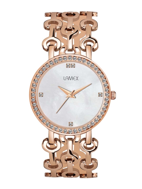 LAMEX Women Silver-Toned Analogue Watch EC-3-A