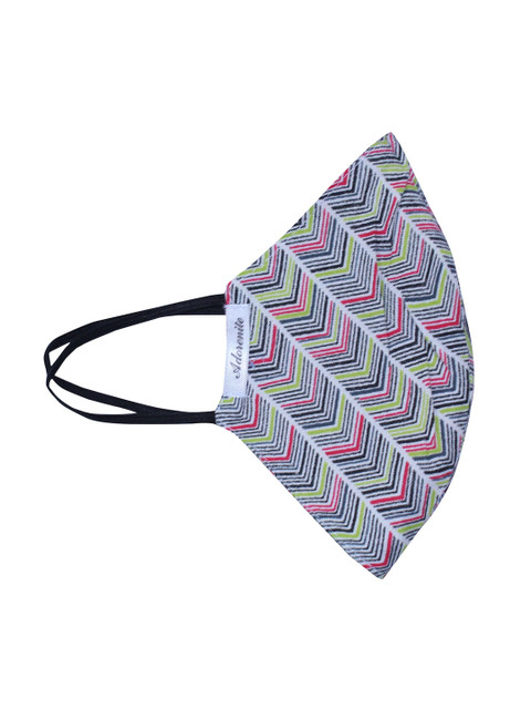 ADORENITE Women Multicolored Printed 2 Ply Outdoor Mask, Multi
ADORENITE Women Multicolored Printed 2 Ply Outdoor Mask, Multi