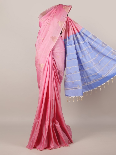 Pothys Pink Woven Design Art Silk Saree