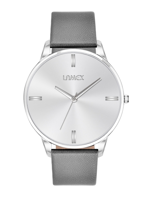LAMEX Men Silver-Toned Analogue Watch