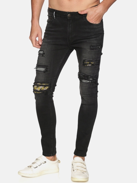IMPACKT Men Black Skinny Fit Jeans