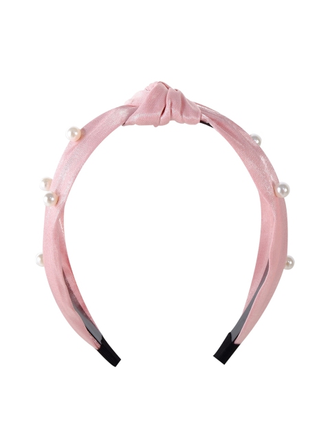 BuckleUp Pink Embellished Hairband