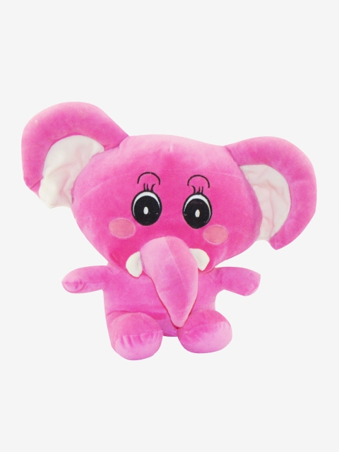 Miyo Kids Pink & Black Baby Elephant Soft Toy