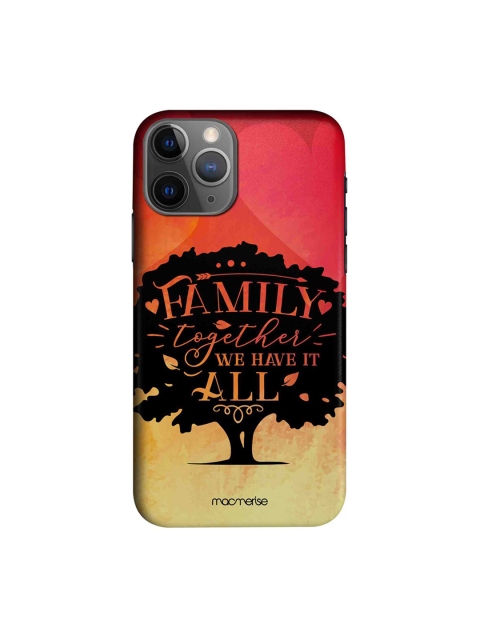 macmerise Pink & Black Family Is All Illustration iPhone 11 Pro Max Case