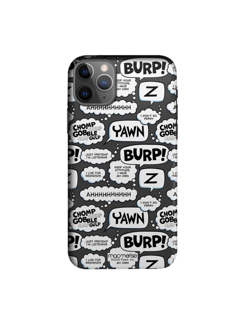 macmerise Black & White Moods of Garfield Printed iPhone 11 Pro Mobile Back Cover, Grey
macmerise Black & White Moods of Garfield Printed iPhone 11 Pro Mobile Back Cover, Grey