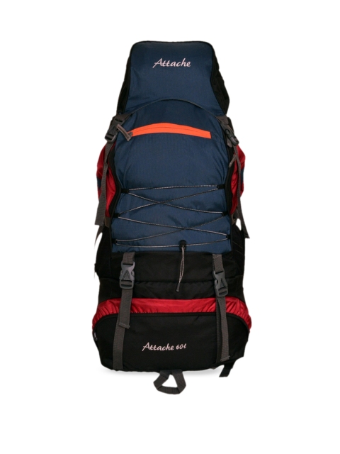 ATTACHE Unisex Red & Blue Brand Logo Hiking Backpack 60Lts With Rain Cover Rucksack
ATTACHE Unisex Red & Blue Brand Logo Hiking Backpack 60Lts With Rain Cover Rucksack