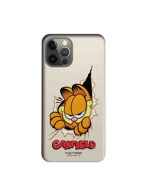 macmerise White & Yellow Cartoon Character iPhone 12 Pro Back Case