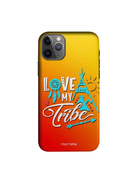 macmerise Yellow & Orange Love My Tribe iPhone 11 Pro Back Case