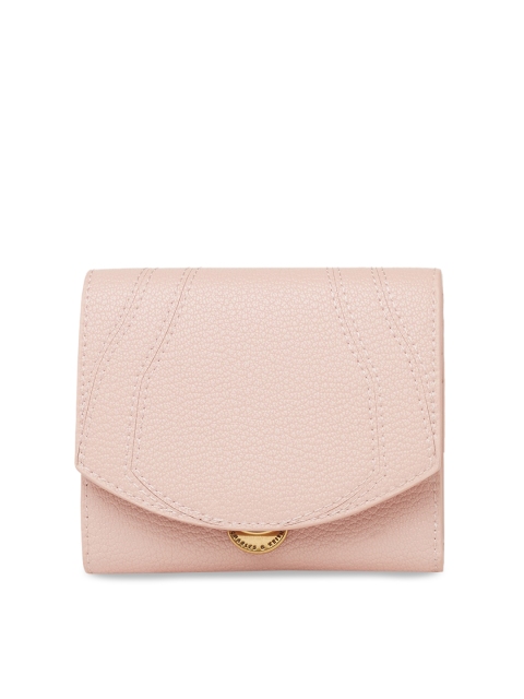 CHARLES & KEITH Women Pink Solid Envelope Wallet