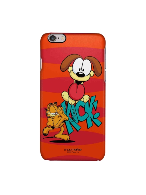 macmerise Red & Orange Kick To Odie iPhone 6S Back Case