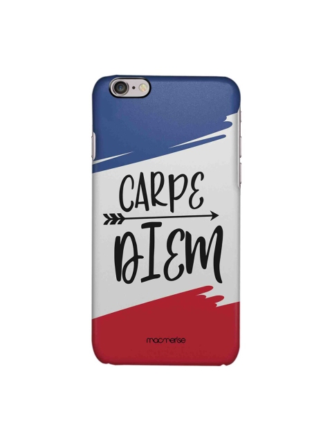 macmerise Blue & Off-White Carpe Diem iPhone 6S Back Case