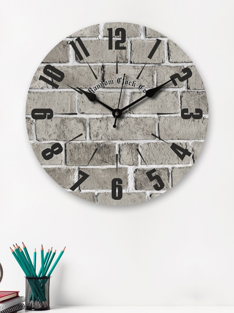 RANDOM Grey Melange & Black Printed 30.48 cm New Modern Rustic Wooden Analogue Wall Clock
RANDOM Grey Melange & Black Printed 30.48 cm New Modern Rustic Wooden Analogue Wall Clock