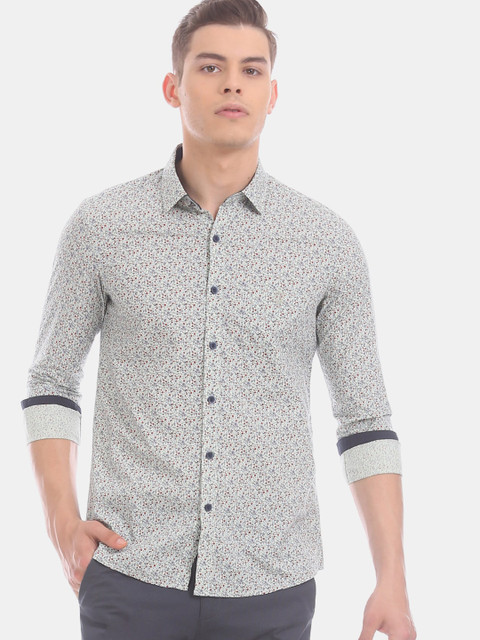 True Blue Men Grey Regular Fit Printed Casual Shirt
True Blue Men Grey Regular Fit Printed Casual Shirt
