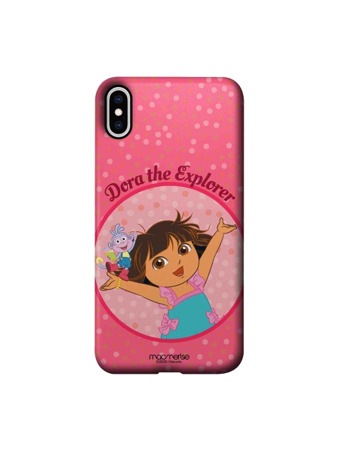 macmerise Pink & Blue Joyful Dora iPhone Xs Max Case