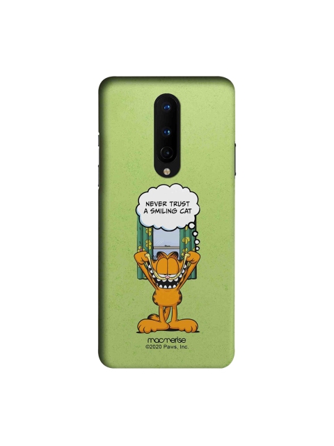 macmerise Green & Brown Keep Smiling Garfield OnePlus 8 Back Case